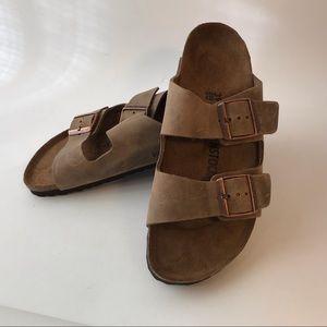 Birkenstock Arizona Tobacco Oiled Leather 39 NWOT
